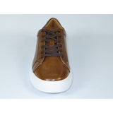 Men Harrison Myles Sneaker Dress Shoes Soft Comfort Lace Cushioned S2111 Cognac - J.Valintin Men's Wear Legend - 99054