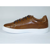 Men Harrison Myles Sneaker Dress Shoes Soft Comfort Lace Cushioned S2111 Cognac - J.Valintin Men's Wear Legend - 99054