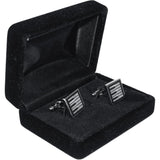 Men J.Valintin Cufflinks by Vitorofolo for French Cuff Shirt V29 - 20 Silver Gray - J.Valintin Men's Wear Legend - 98368