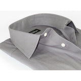 Men Mondego 100% Soft Cotton Dress Classic shirt Long Sleeves sn100 gray Solid - J.Valintin Men's Wear Legend - 4301