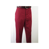 Men MONTIQUE 2pc Walking Leisure Suit Matching Set Short Sleeves 2211 Burgundy - J.Valintin Men's Wear Legend - 94730