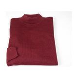 Men PRINCELY Soft Comfort Merinos Wool Sweater Knits Mock 1011 - 00 Cranberry - J.Valintin Men's Wear Legend - 1011 - 00 Cran - M