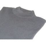 Men PRINCELY Soft Comfortable Merinos Wool Sweater Knits Mock 1011 - 00 Steel Gray - J.Valintin Men's Wear Legend - 96693