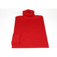 Men PRINCELY Turtle neck Sweater From Turkey Merino Wool 1011 - 80 Christmas Red - J.Valintin Men's Wear Legend - 96713