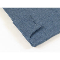 Men PRINCELY Turtle neck Sweater From Turkey Soft Merino Wool 1011 - 80 Denim Blue - J.Valintin Men's Wear Legend - 96721