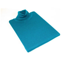 Men PRINCELY Turtle neck Sweater From Turkey Soft Merino Wool 1011 - 80 Teal - J.Valintin Men's Wear Legend - 96717