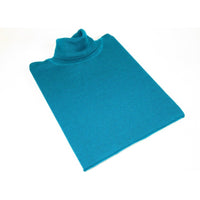 Men PRINCELY Turtle neck Sweater From Turkey Soft Merino Wool 1011 - 80 Teal - J.Valintin Men's Wear Legend - 96717