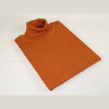 Men PRINCELY Turtle neck Sweater From Turkey Soft Merinos Wool 1011 - 80 Rust - J.Valintin Men's Wear Legend - 96737