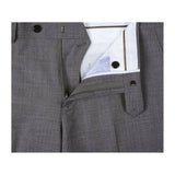 Men Renoir Suit Separate Super 140 Wool Two Button Classic Fit 508 - 3 Mid Gray - J.Valintin Men's Wear Legend - 73422