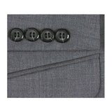 Men Renoir Suit Separate Super 140 Wool Two Button Classic Fit 508 - 3 Mid Gray - J.Valintin Men's Wear Legend - 73422