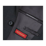 Men Renoir Suit Separate Super 140 Wool Two Button Classic Fit 555 - 3 Charcoal - J.Valintin Men's Wear Legend - 80006