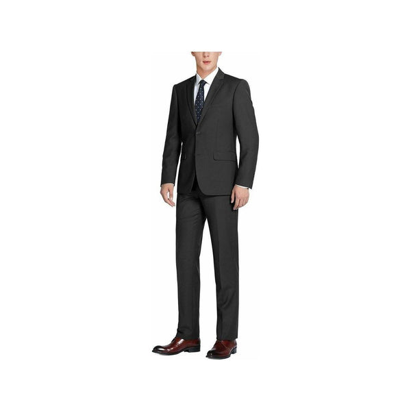 Men Renoir Suit Separate Super 140s Soft Wool Two Button Classic Fit 508 - 1 Black - J.Valintin Men's Wear Legend - 73369