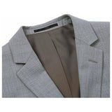 Men Renoir Suit Super 140 Soft Wool 2Button 2Vents Classic Fit 508 - 5 Lt Gray - J.Valintin Men's Wear Legend - 73374