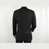 Men Renoir Wool Wedding Tuxedo Two Button Notch Formal Classic Fit 508 - 1 Black - J.Valintin Men's Wear Legend - 80386