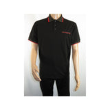 Men Sports Shirt DE - NIKO Short Sleeves Cotton Fashion Polo Shirt DBK113 Black - J.Valintin Men's Wear Legend - 99347