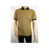 Men Sports Shirt DE - NIKO Short Sleeves Soft Modal Fashion Polo Shirt G1121 Gold - J.Valintin Men's Wear Legend - 100193