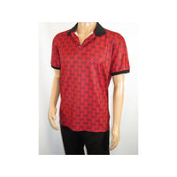 Men Sports Shirt DE - NIKO Short Sleeves Soft Modal Fashion Polo Shirt G1121 Red - J.Valintin Men's Wear Legend - 100181