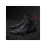 Men TAYNO Chelsea Chukka Micro Suede Soft Comfortable Boot Victorian Black Gray - J.Valintin Men's Wear Legend - 99471