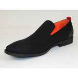 Men Tayno Dressy Casual Knit Fabric Comfortable Slip on Loafer #ALPHA F Black - J.Valintin Men's Wear Legend - 100860