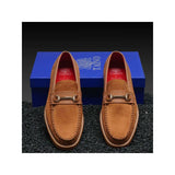 Men Tayno Dressy Casual Penny Loafer Soft Micro Suede Comfortable Drive Camel - J.Valintin Men's Wear Legend - 99604