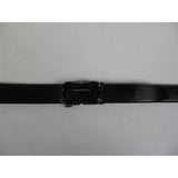 Men VALENTINI Leather Track Belt Adjustable Removable Buckle V511 Black - J.Valintin Men's Wear Legend - V511 - black