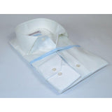 Mens 100% Italian Cotton Shirt High Quality Non Iron SORRENTO Turkey 4865 White - J.Valintin Men's Wear Legend - 96801