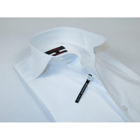 Men's Axxess Turkey Shirt 100% Egyptian Cotton 224 - 04 French Cuffs White - J.Valintin Men's Wear Legend - 224 - 04 White - M