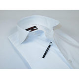 Men's Axxess Turkey Shirt 100% Egyptian Cotton 224 - 04 French Cuffs White - J.Valintin Men's Wear Legend - 224 - 04 White - M