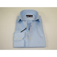 Men's Axxess Turkey Shirt 100% Egyptian Cotton High Collar 224 - 02 Blue Pique - J.Valintin Men's Wear Legend - 224 - 02 Blue - L