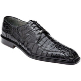 Mens Belvedere Business Shoes Chapo Genuine Crocodile Leather Formal 1465 Black - J.Valintin Men's Wear Legend - 1465 black_9_Me