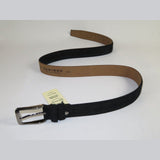 Mens Black Genuine Suede Soft Leather Belt PIERO ROSSI Turkey # Black - C - J.Valintin Men's Wear Legend - 97170