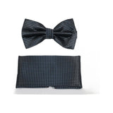 Men's Bow Tie Hankie J.Valintin Formal or Business #BT18 Charcoal Gray - J.Valintin Men's Wear Legend - 92519