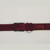 Mens Burgundy Genuine Suede Soft Leather Belt PIERO ROSSI Turkey # Burgundy - C - J.Valintin Men's Wear Legend - 97189