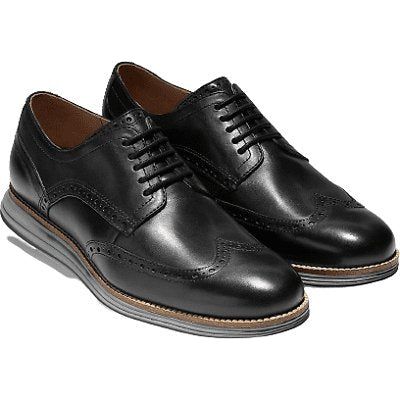 Mens COLE HAAN Shoes OriginalGrand Wingtip Oxford Lace up Comfort C26470 Black - J.Valintin Men's Wear Legend - 93643