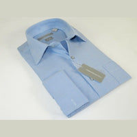 Men's Dress Shirt Christopher Lena 100% Cotton Wrinkle Free C507Wd0f blue - J.Valintin Men's Wear Legend - 92344