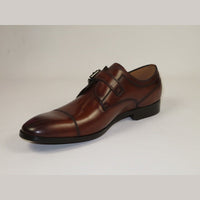 Men's Dress Shoes STEVE MADDEN Soft Leather upper Buckle Strap COVET Cognac - J.Valintin Men's Wear Legend - 100803