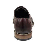 Mens Dunbar Stacy Adams Shoes Antiqued Leather Burgundy Oxford wingtip 25064 - 601 - J.Valintin Men's Wear Legend - 25064_601_7_M