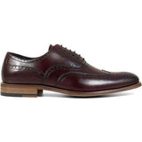 Mens Dunbar Stacy Adams Shoes Antiqued Leather Burgundy Oxford wingtip 25064 - 601 - J.Valintin Men's Wear Legend - 25064_601_7_M