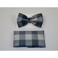 Men's Fancy Bow Tie/Hankie Set By J.Valintin Soft Microfiber Silky JVBT - 19 - J.Valintin Men's Wear Legend - JVBT - 19