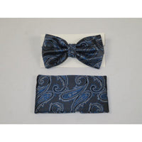 Men's Fancy Bow Tie/Hankie Set By J.Valintin Soft Microfiber Silky JVBT - 23 - J.Valintin Men's Wear Legend - JVBT - 23