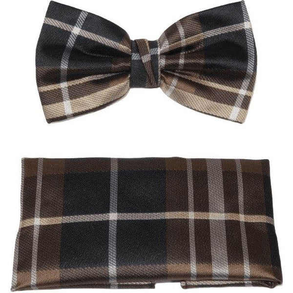 Men's Fancy Bow Tie/Hankie Set By J.Valintin Soft Microfiber Silky JVBT - 32 - J.Valintin Men's Wear Legend - JVBT - 32