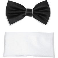 Men's Fancy Bow Tie/Hankie Set By J.Valintin Soft Microfiber Silky JVBT - 33 - J.Valintin Men's Wear Legend - JVBT - 33