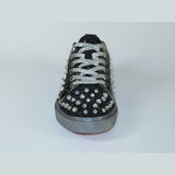 Mens Fancy Shoes By FIESSO AURELIO GARCIA, Spikes Rhine stones 2413 Black - J.Valintin Men's Wear Legend - 95059