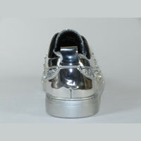 Mens Fancy Shoes By FIESSO AURELIO GARCIA, Spikes Rhine stones 2413 Silver - J.Valintin Men's Wear Legend - 95072