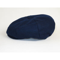 Mens Fashion Classic Flannel Wool Apple Cap Hat by Bruno Capelo ME902 Navy Blue - J.Valintin Men's Wear Legend - 98139