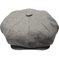 Mens Fashion Classic Flannel Wool Apple Cap Hat by Bruno Capelo ME907 Gray - J.Valintin Men's Wear Legend - ME907 - Gray - S