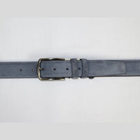 Mens Gray Genuine Suede Soft Leather Belt PIERO ROSSI From Turkey # Gray - C - J.Valintin Men's Wear Legend - 97200