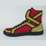 Mens High Top Shoes By FIESSO AURELIO GARCIA ,Fancy Rhine stones 2402 Red Gold - J.Valintin Men's Wear Legend - 94987