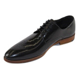 Mens Leather Dress Shoes By Zota Unique European Oxford Lace up G669 - 05 Black - J.Valintin Men's Wear Legend - 1704