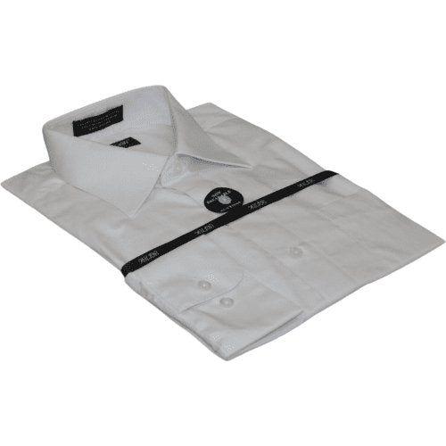 Mens Milani dress shirt soft cotton Blend easy wash business long sleeves white - J.Valintin Men's Wear Legend - 1353